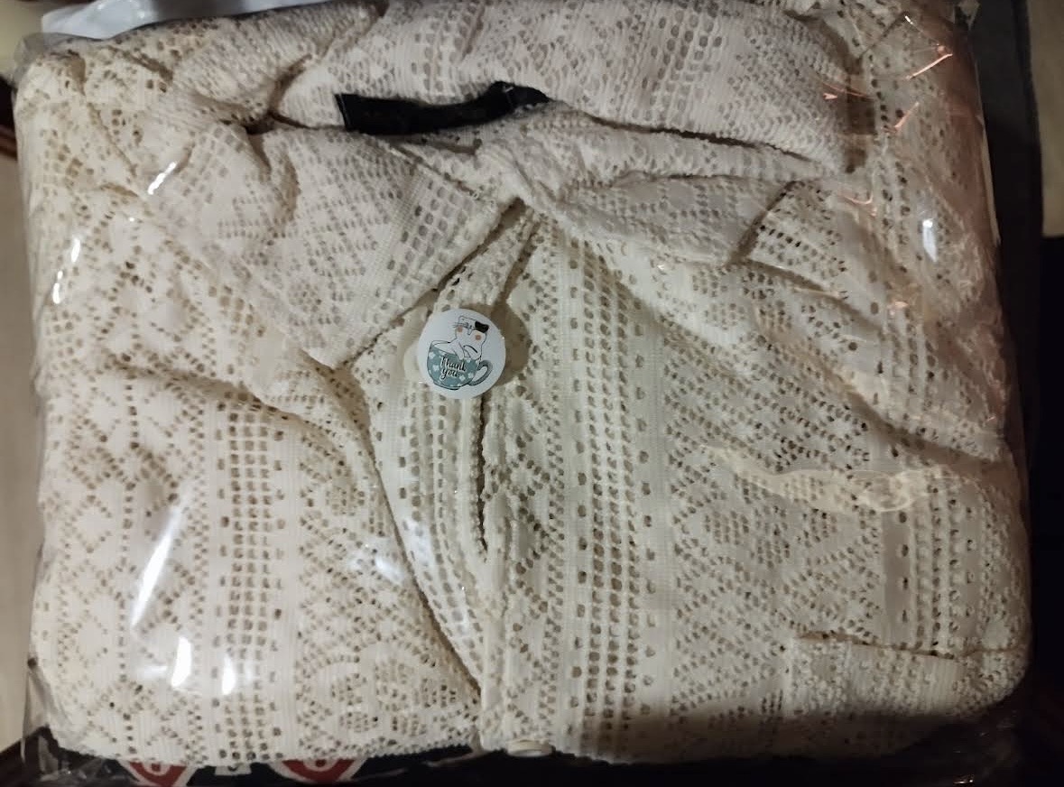 Fresh folded laundry in protective packaging