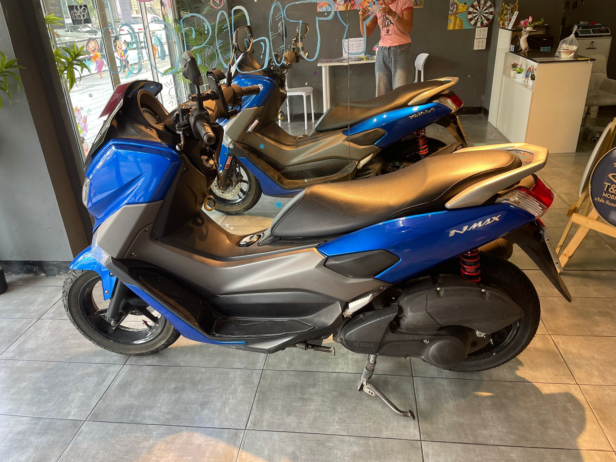 Real Yamaha NMAX 155cc scooter from T&Y Elite Mobility Bangkok
