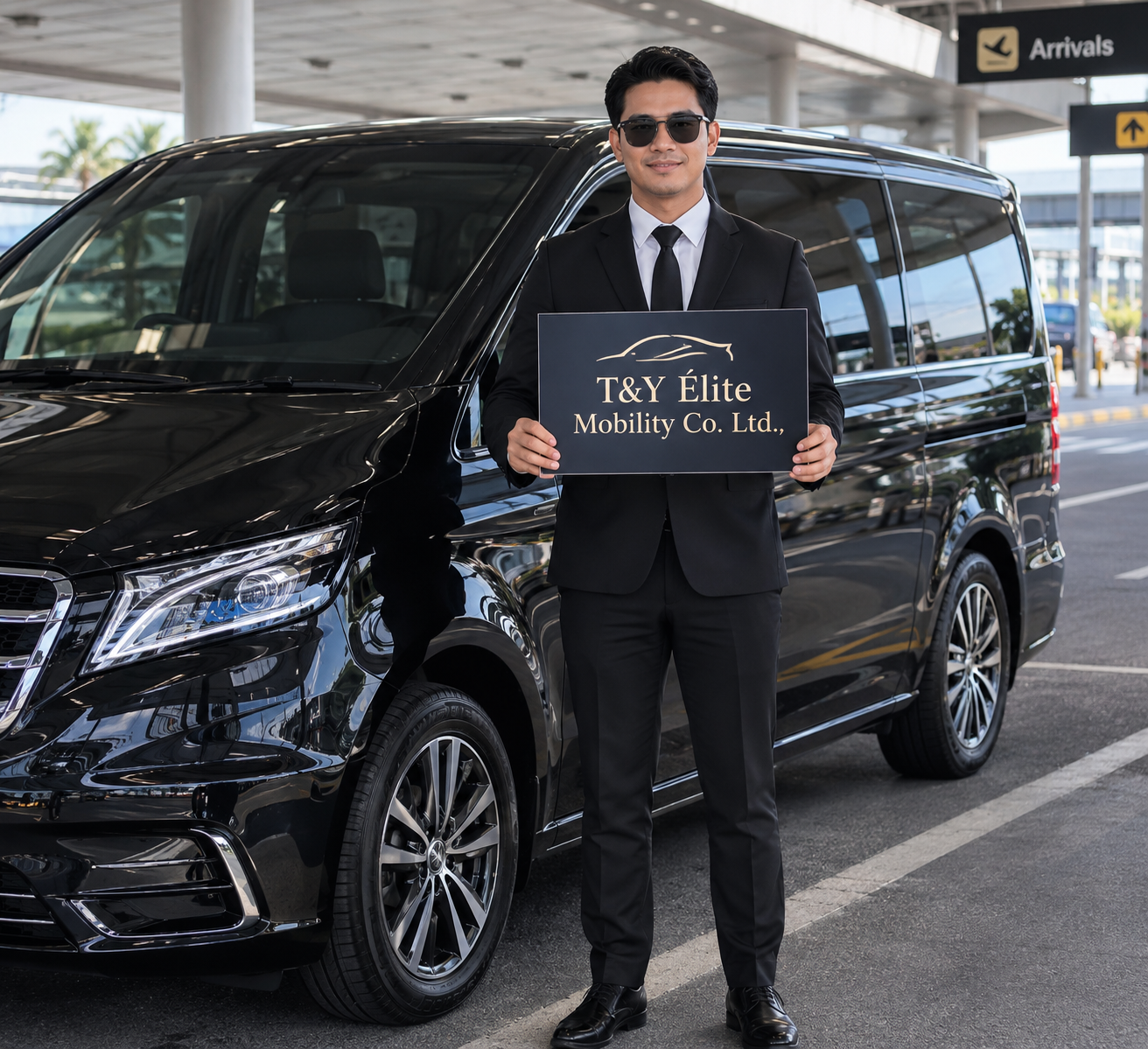 Private airport transfer welcome service